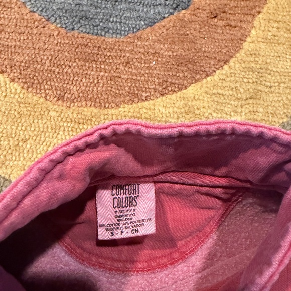 Disney Mom Comfort Colors Vintage Wash Quarter Zip Sweatshirt Women’s Size Small - Picture 3 of 4